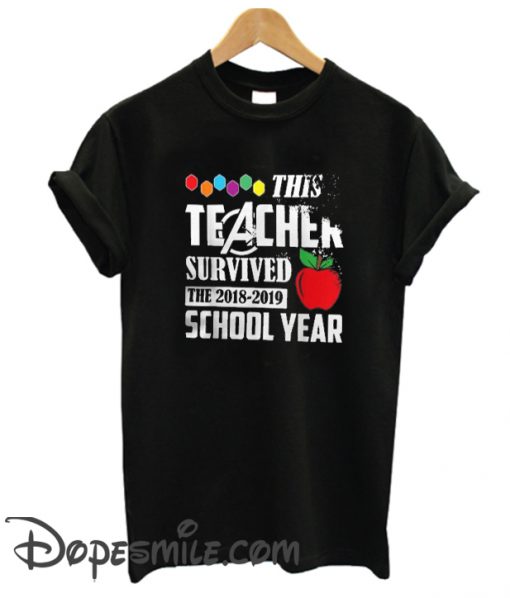 This Teacher Survived cool t Shirt