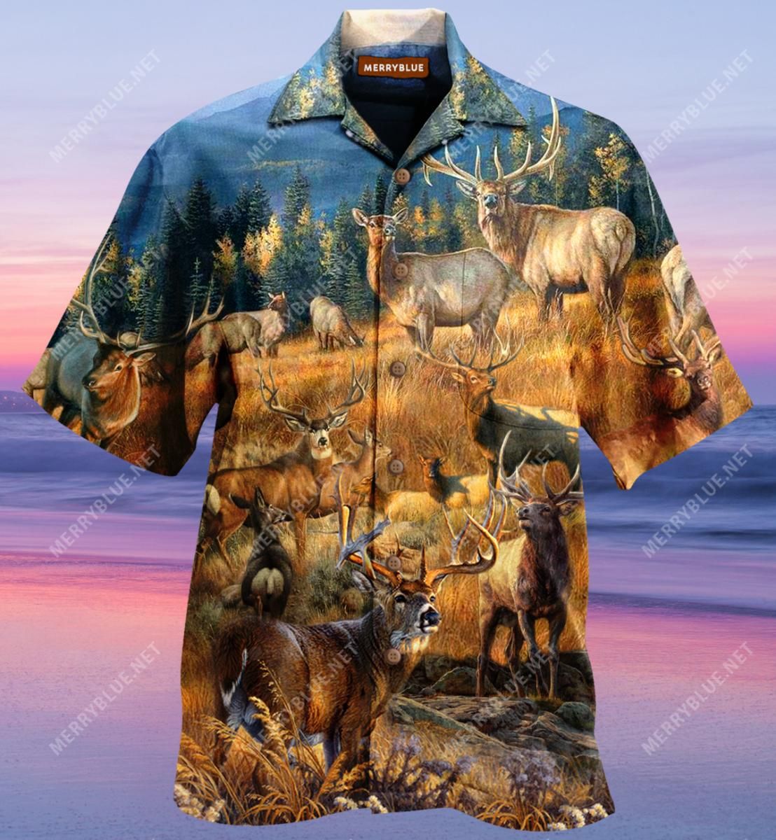 All Good Things Are Wild And Free Deer Aloha Hawaiian Shirt Colorful Short Sleeve Summer Beach Casual Shirt For Men And Women