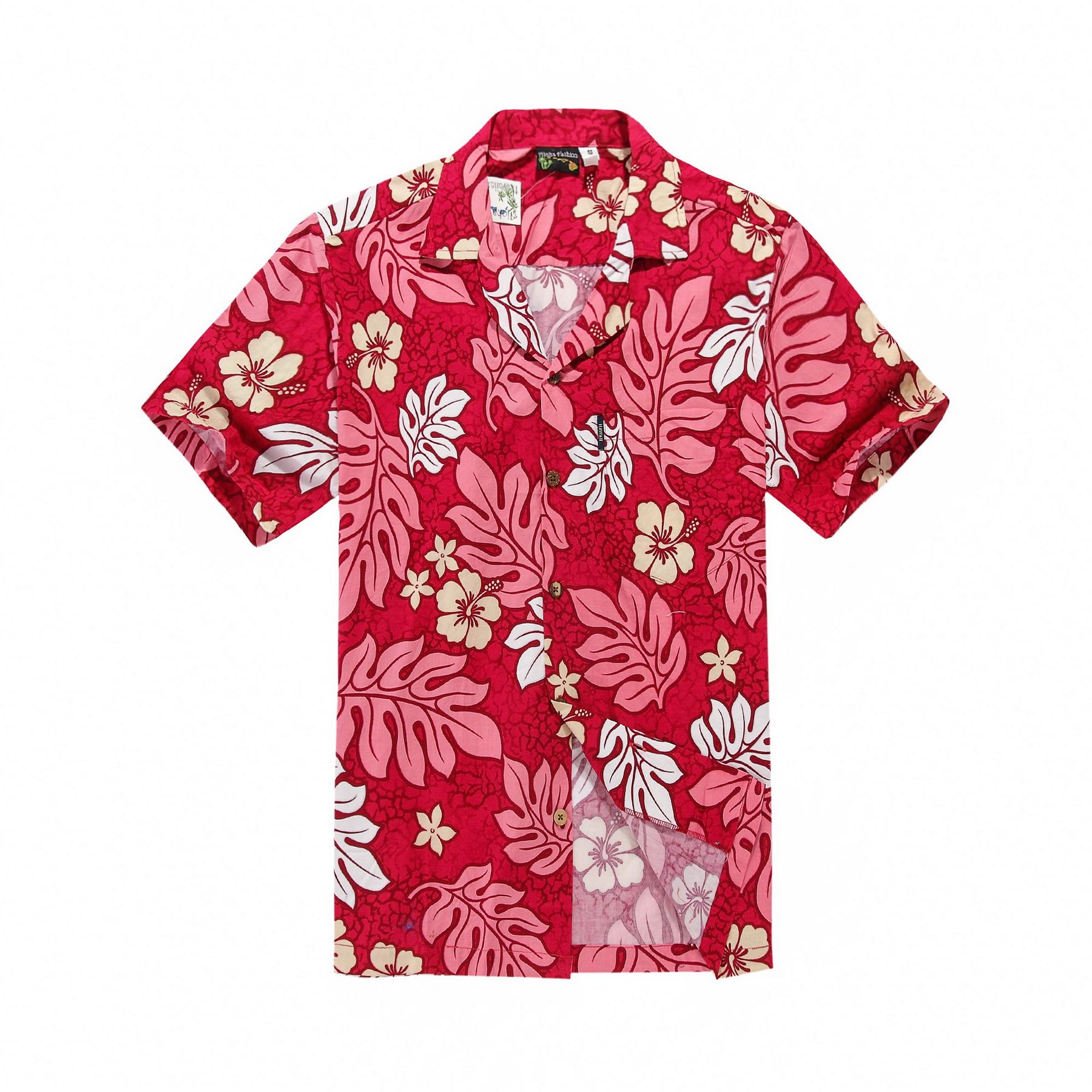 Leaf Red Nice Design Hawaii Shirt Ha10487