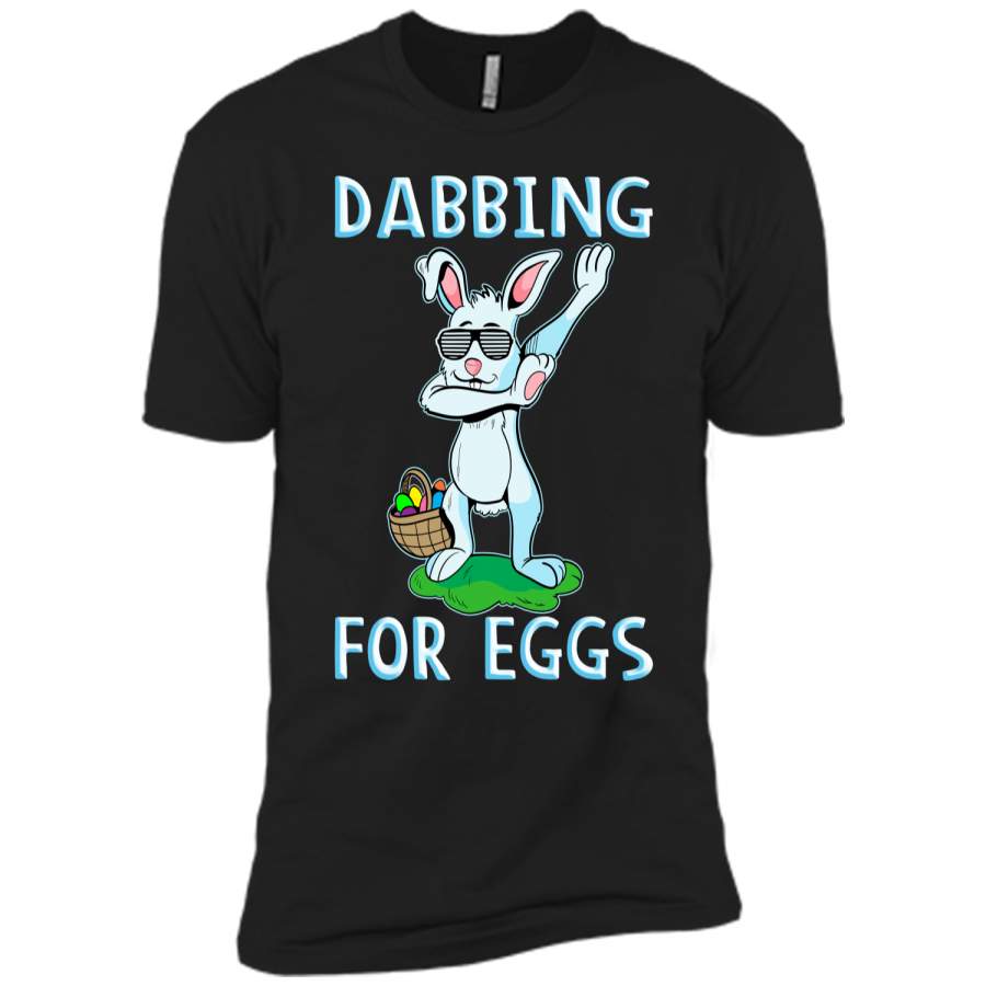 Dabbing Easter Bunny kids t Shirt Next Level Premium Short Sleeve Tee