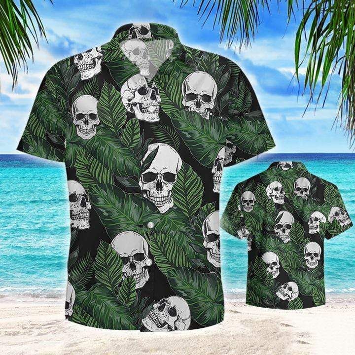 Check Out This Awesome Skull Tropical Aloha Hawaii Shirts Ha38717