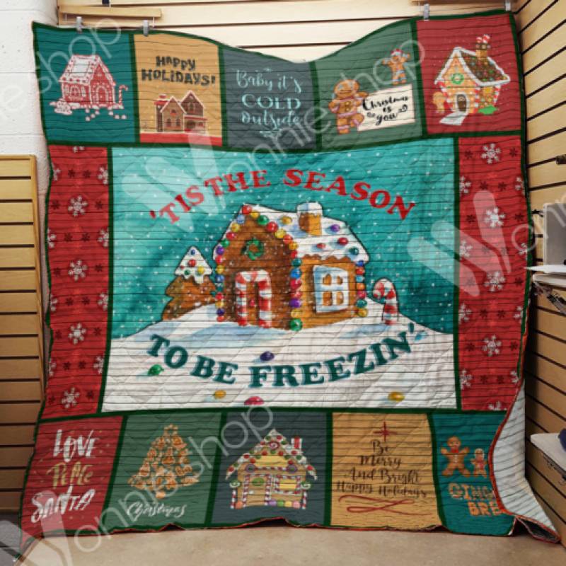 Gingerbread House Christmas Blanket AU2101 90O52