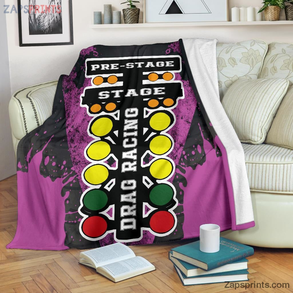 Gift For Racing Lover – Drag Racing Blanket Rbnpi – Gift For Friends