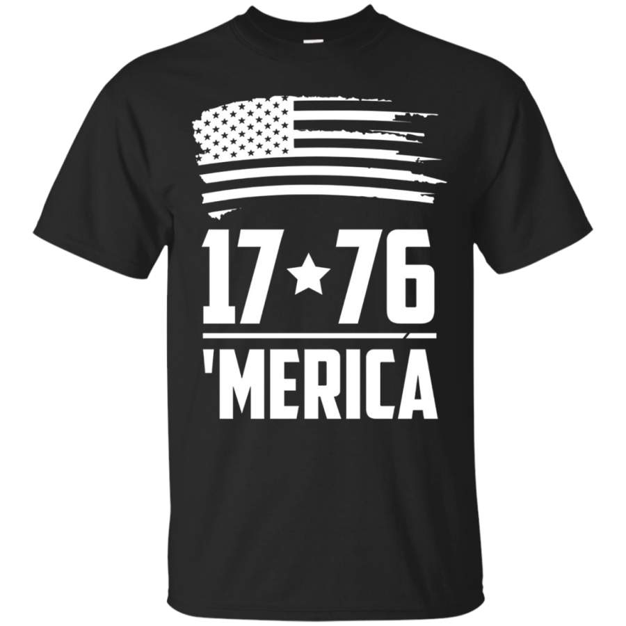 AGR Fortuitous USA Patriotic 4th of July Independence Day ‘Merica Cotton T Shirt