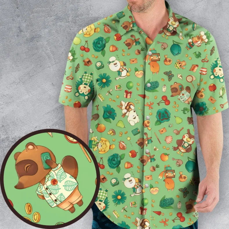 Animal Crossing New Horizons Hawaiian Shirt