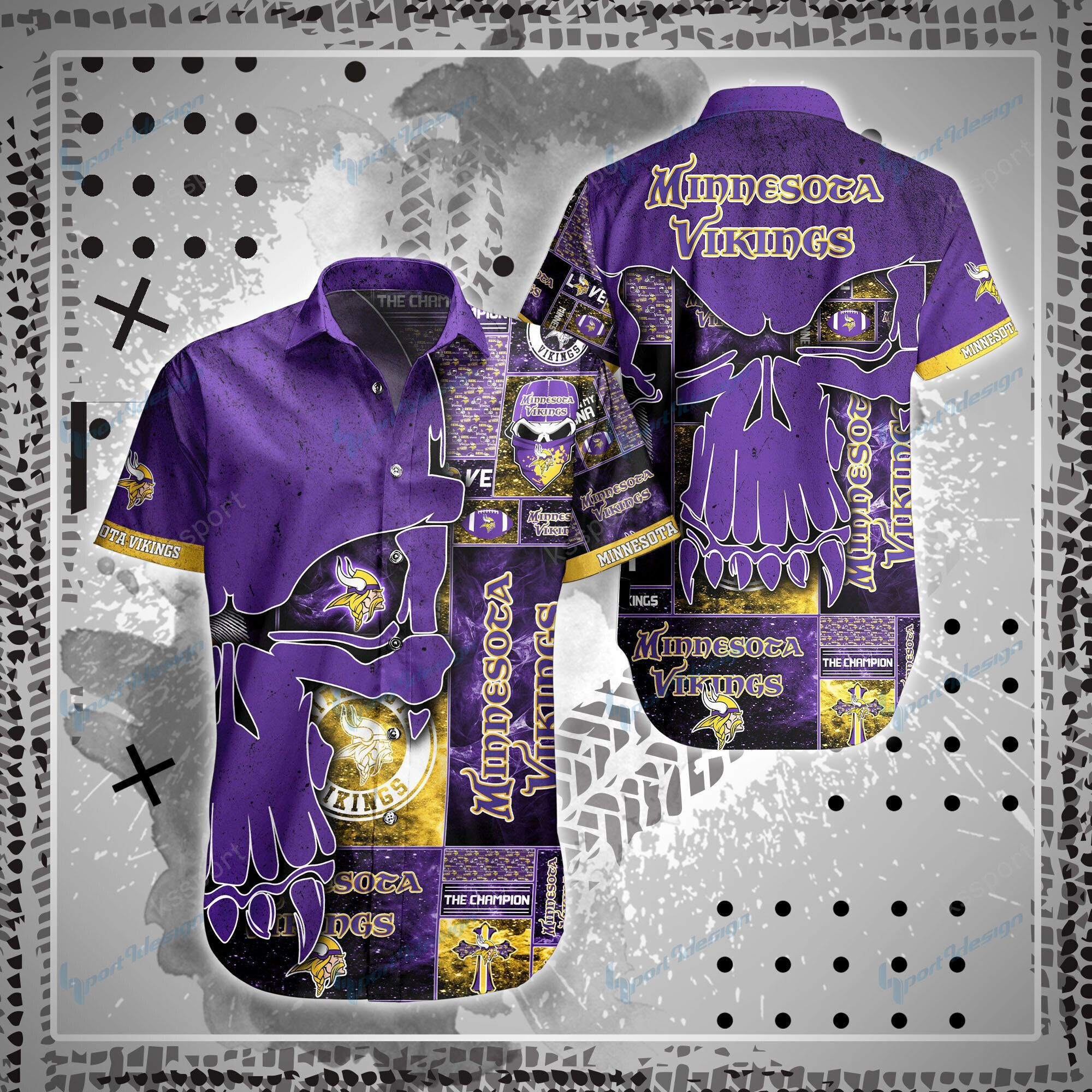 Minnesota Vikings Shirt And Shorts