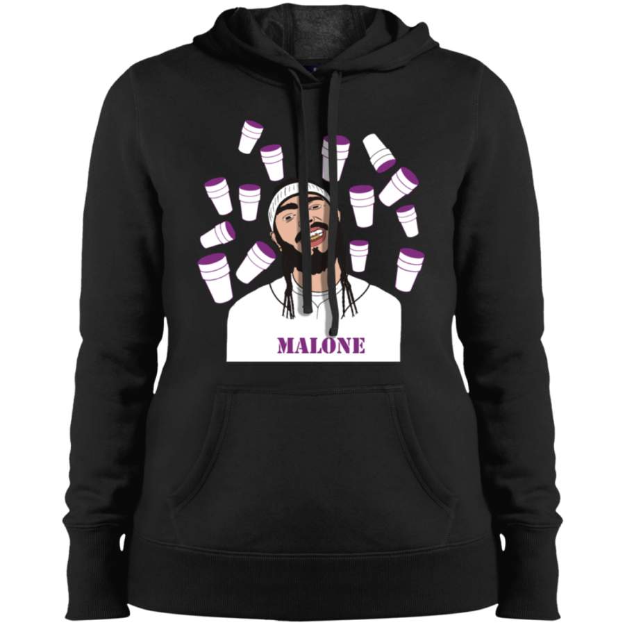 AGR post malone Ladies’ Pullover Hooded Sweatshirt