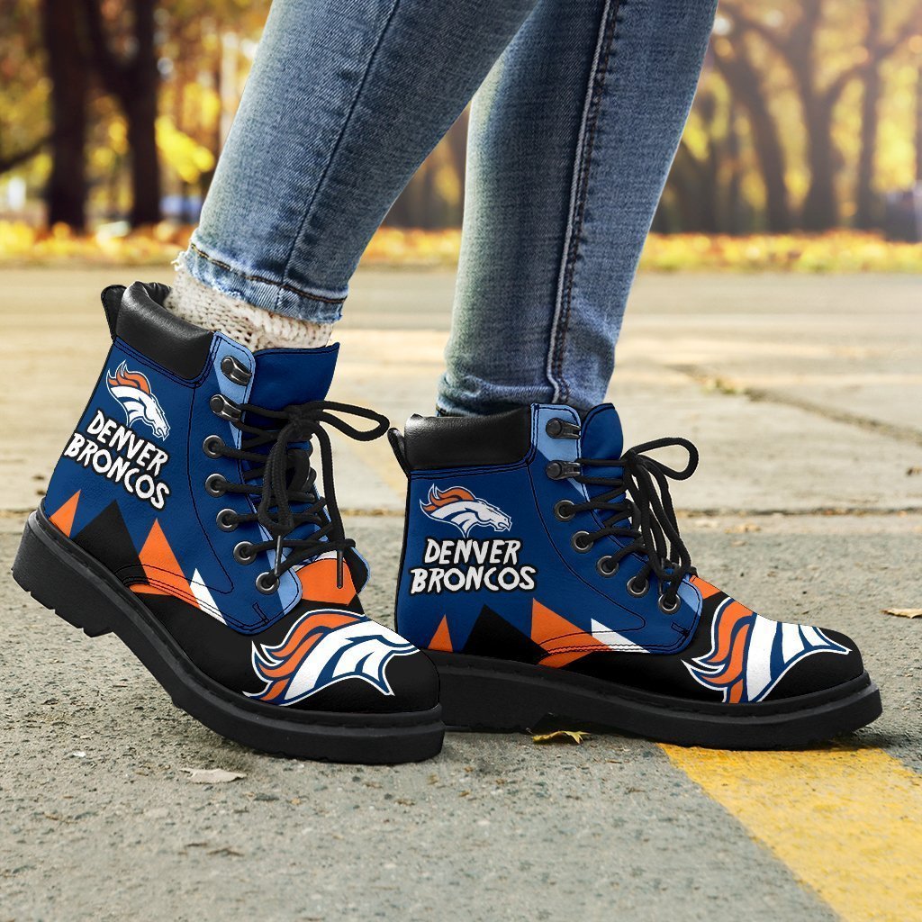 Denver Broncos Boots Shoes Funny Gift Idea