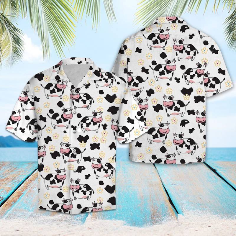 Cute Cow Hawaiian Shirt Ha62409