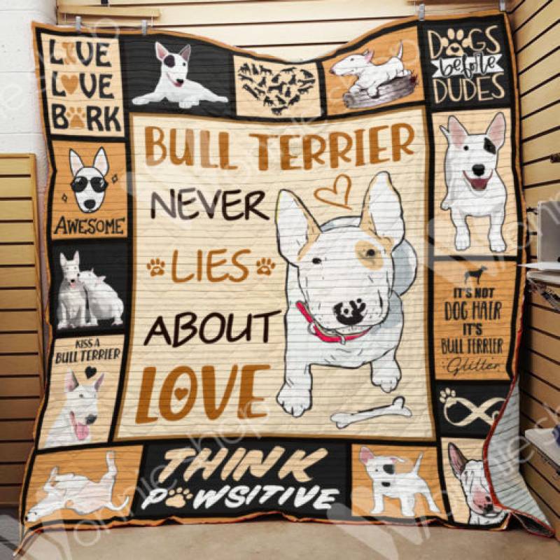 Bull Terrier Dog Blanket NOV0703 90O35