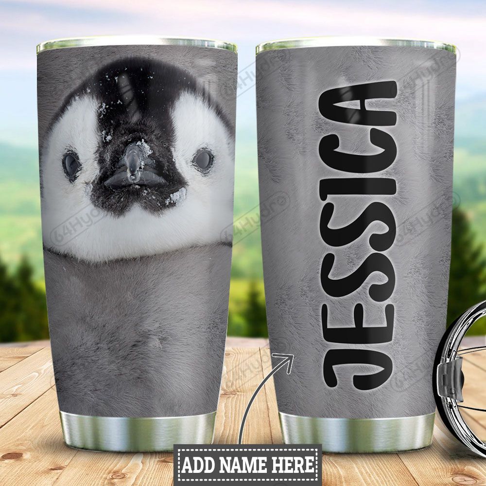 Personalized Penguin Hlz2112013  Stainless Steel Tumbler Travel Customize Name, Text, Number, Image