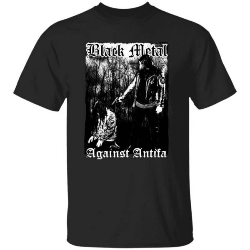 Black Metal Against Antifa T-Shirt