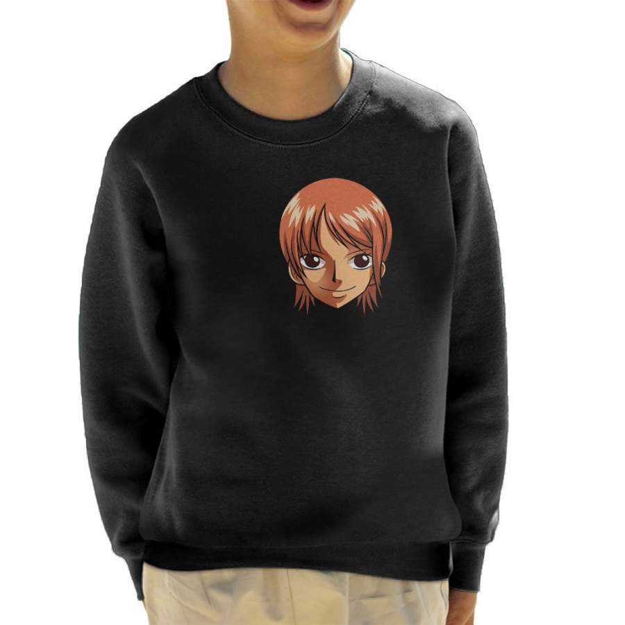 I Heart Nami One Piece Kid’s Sweatshirt