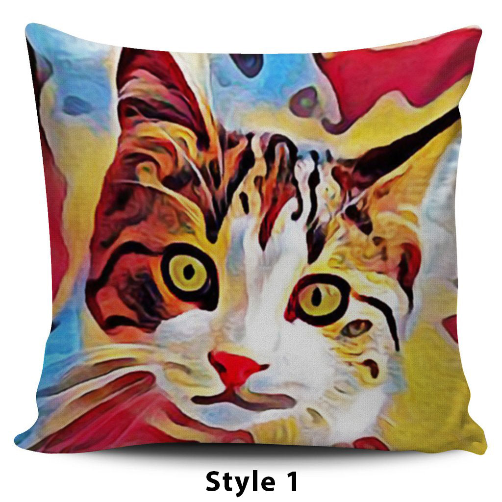 Art Iii Cat Pillows