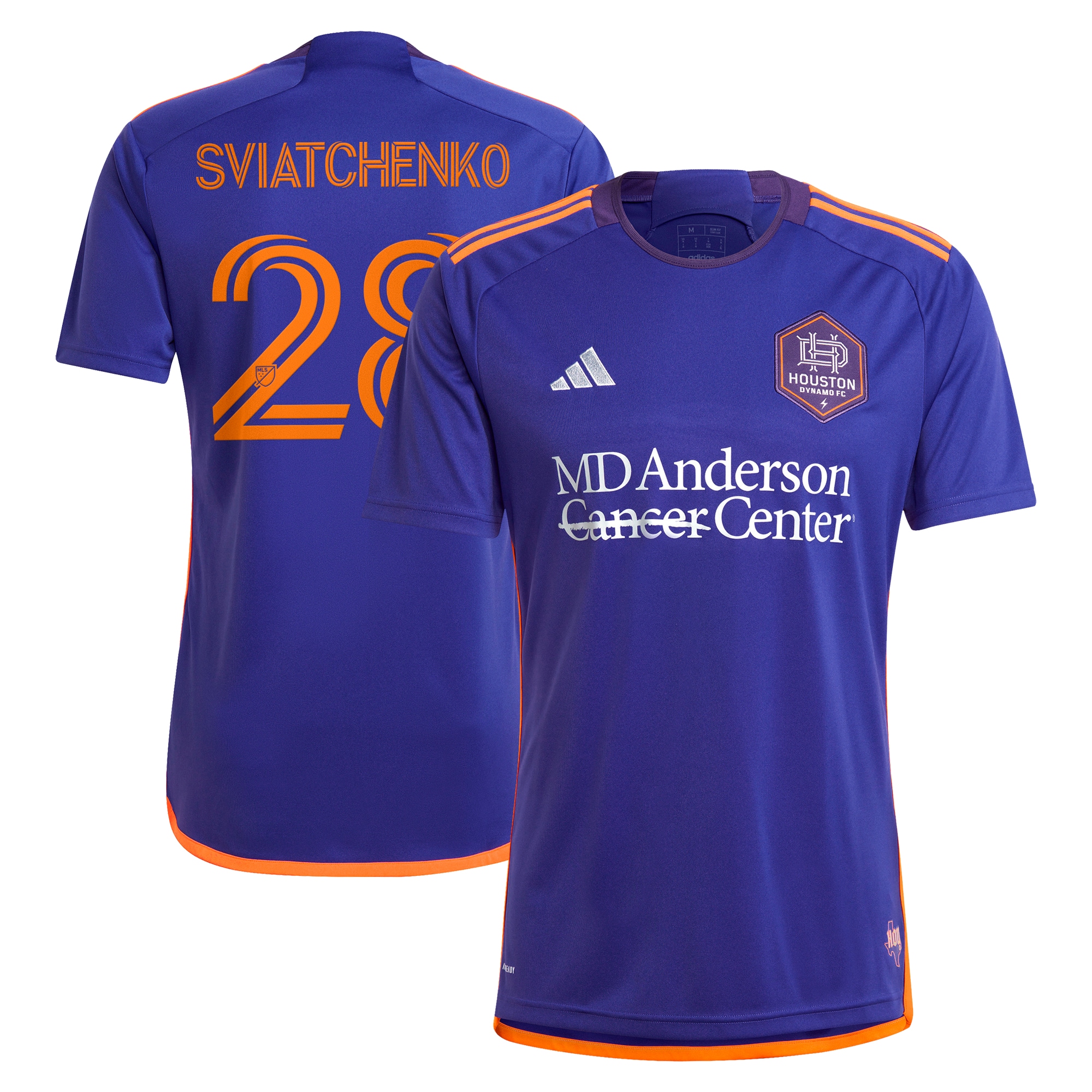 Erik Sviatchenko Houston Dynamo FC 2024 Still Holdin' Replica Player Jersey  Purple