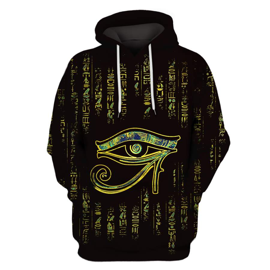 3D All Over Print Egyptian Eye Hoodie