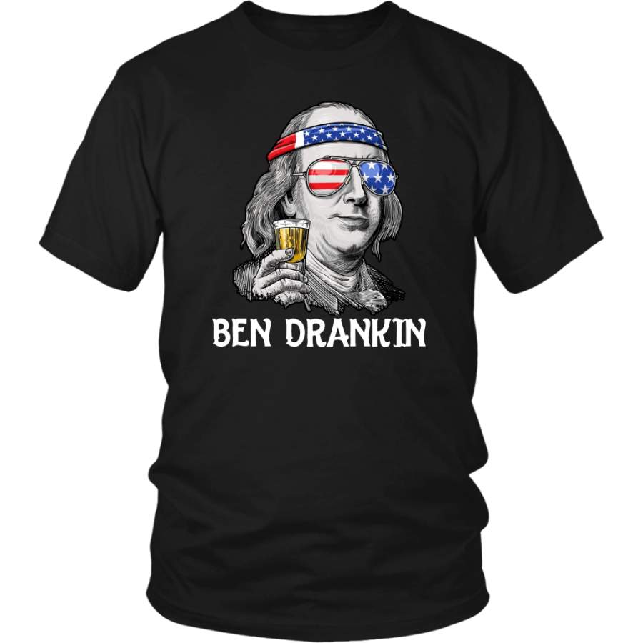 4th of July Independence Ben Drankin Benjamin Franklin shirt