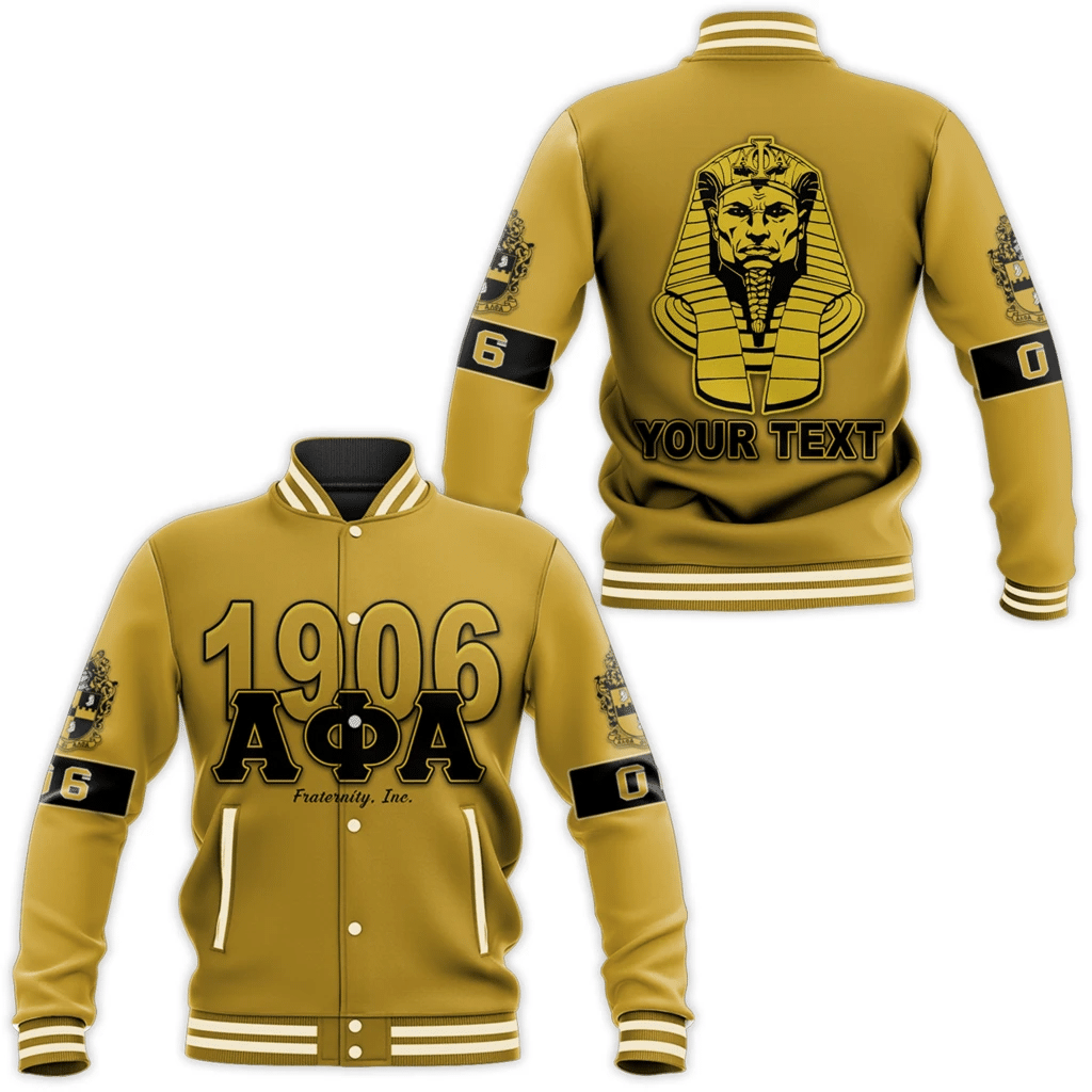 (Custom) Getteestore Jacket – Alpha Phi Alpha 1906 Baseball Jackets A31