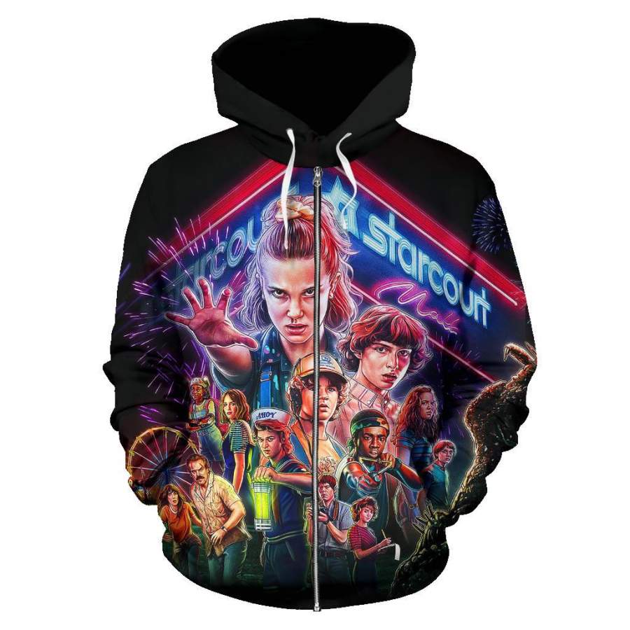 Stranger Things Zip Up Hoodie