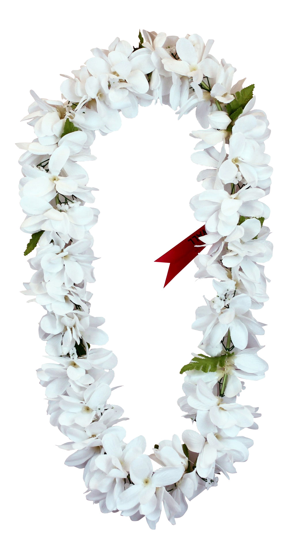 Hawaii Plumeria Lei Flower Necklace In White Ha75681