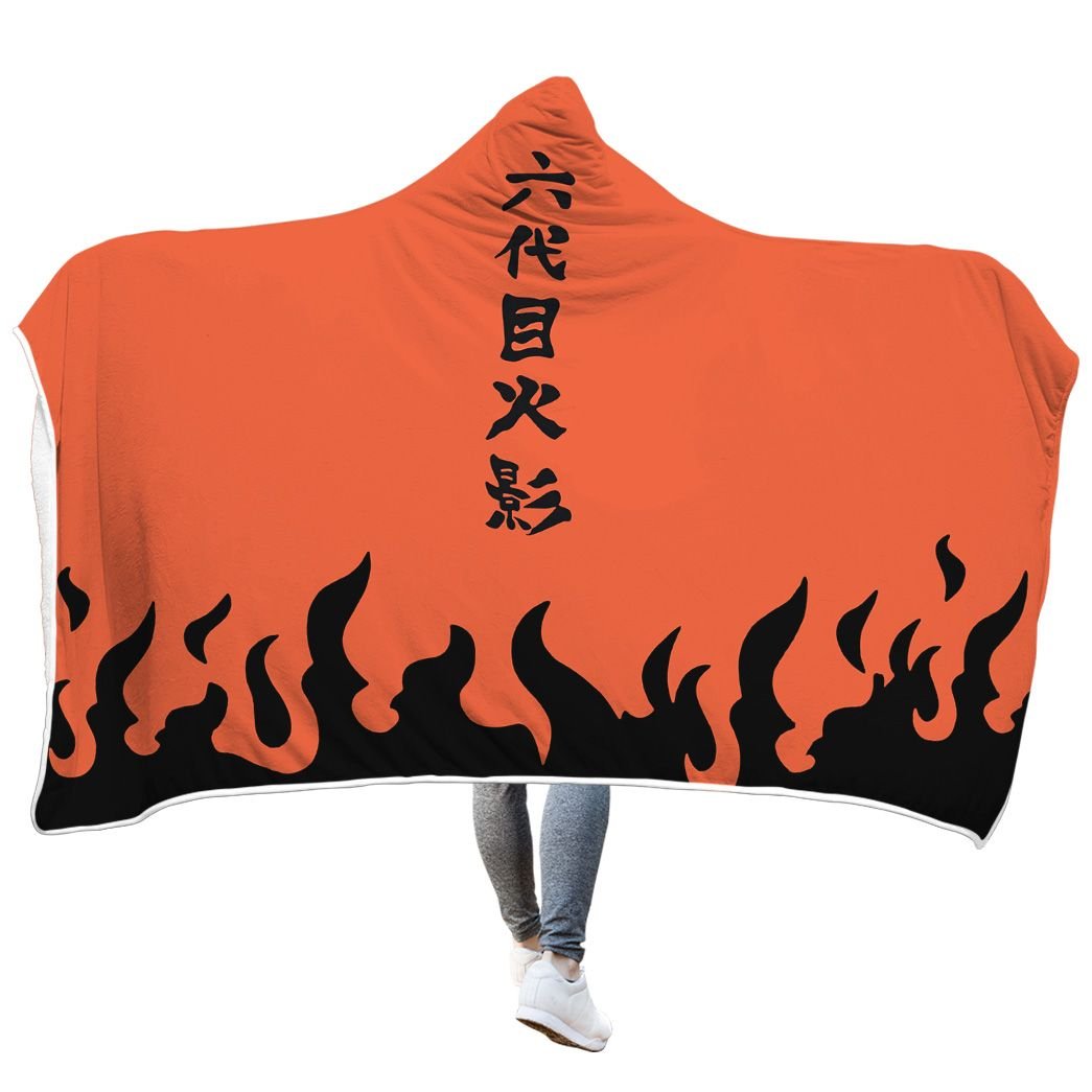 Casespring 3D Naruto Sixth Hokage Cloak Custom Hooded Blanket