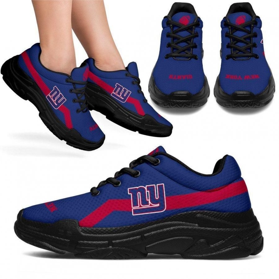 Edition Chunky Sneakers With Line New York Giants Shoes #728