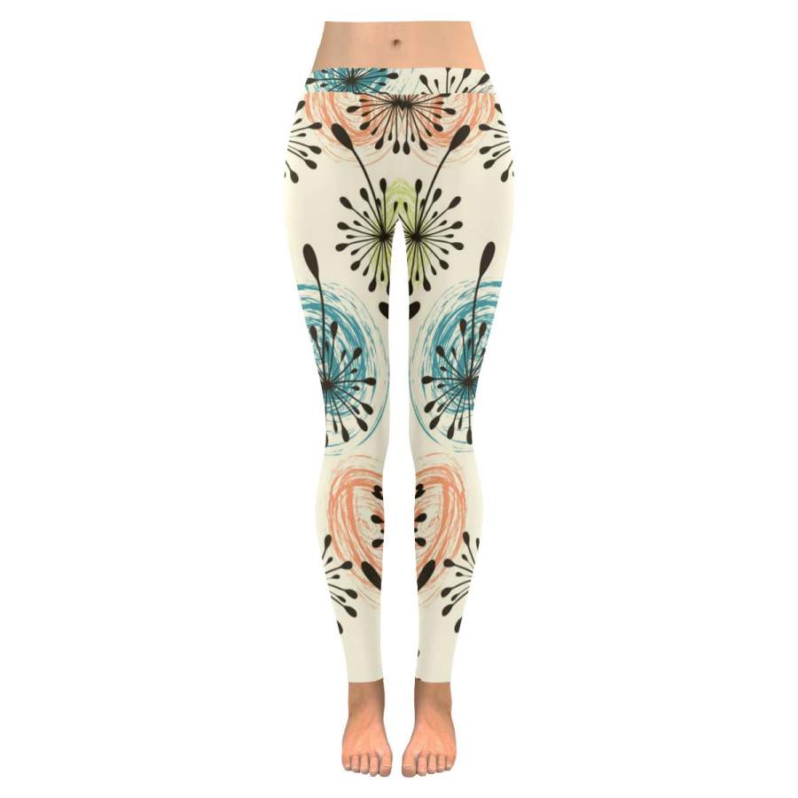 Dandelion Leggings for Women S-5XL Plus Size