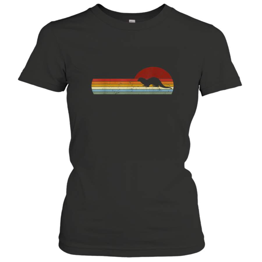 Best Otter Retro Vintage shirt Women’s T-Shirt