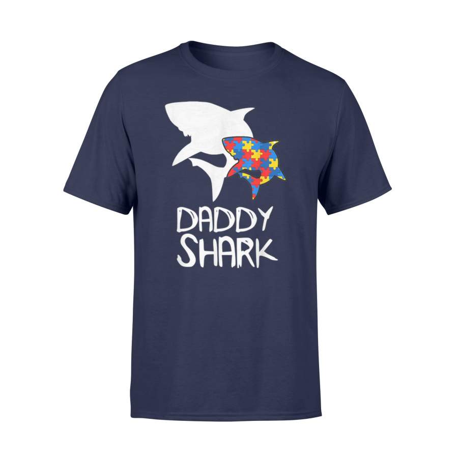 Daddy Shark Autism Awareness For Father Day T-Shirt | Autism Dad Shirt