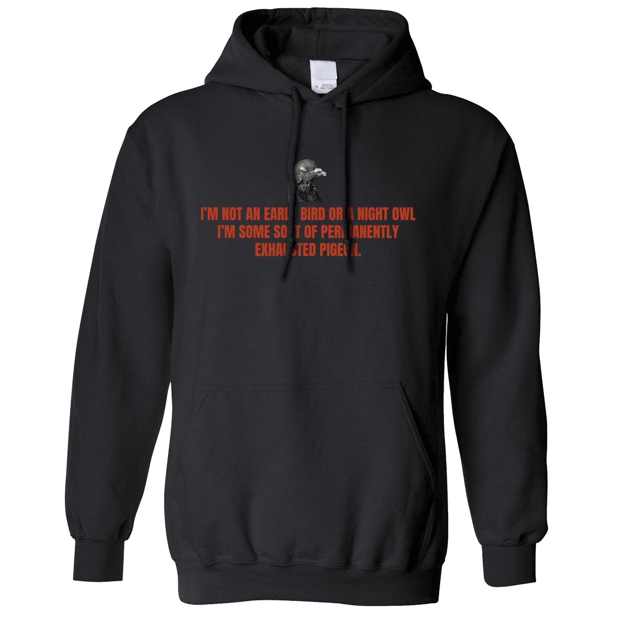 Permanently Exhausted Pigeon Hoodie