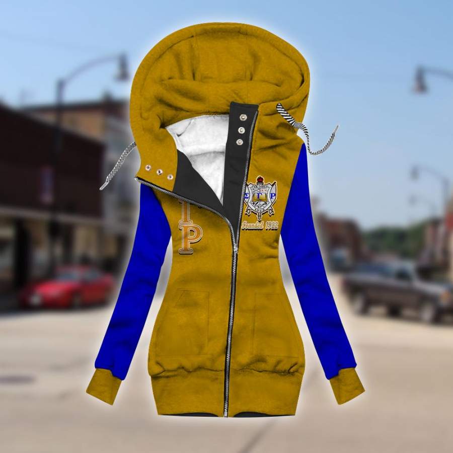 Sigma Gamma Rho fleece sleeve zipper hoodie outerwear 3