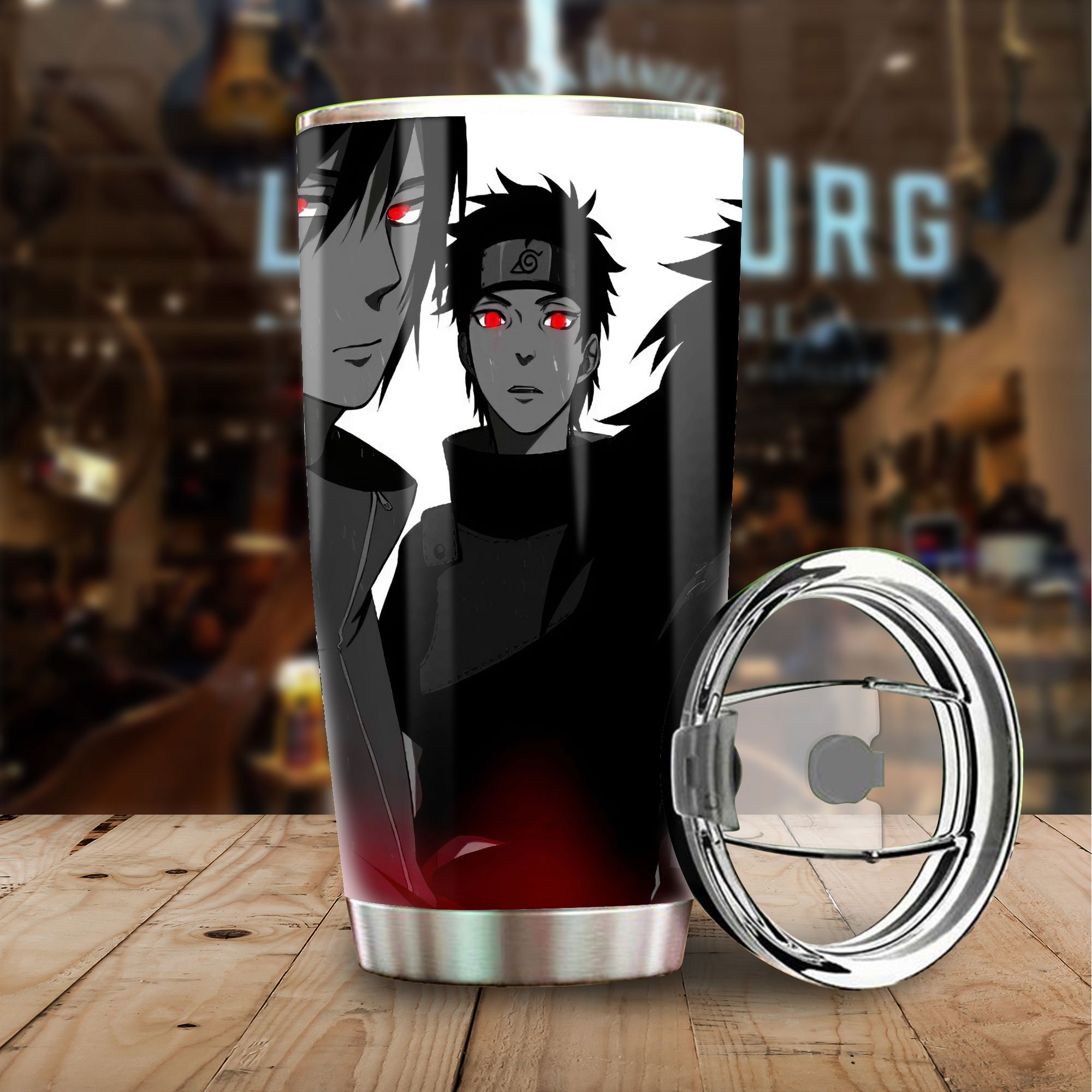 The Uchiha Clan Naruto Tumbler Stainless Steel Custom Anime