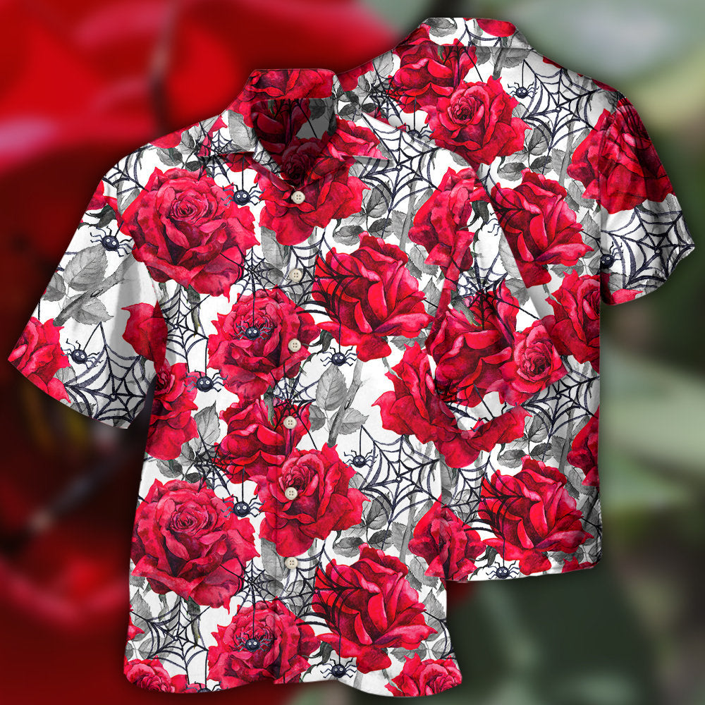 Spider And Rose Hawaii Shirt Ha29128