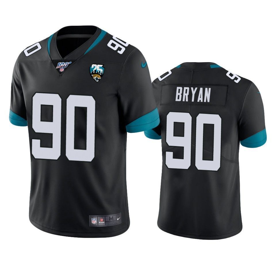 Jacksonville Jaguars Taven Bryan Black 100Th Season Vapor Limited 3D Jersey