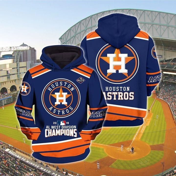 Houston Astros Al West Division Champions 3D T Shirt Hoodie Sweater