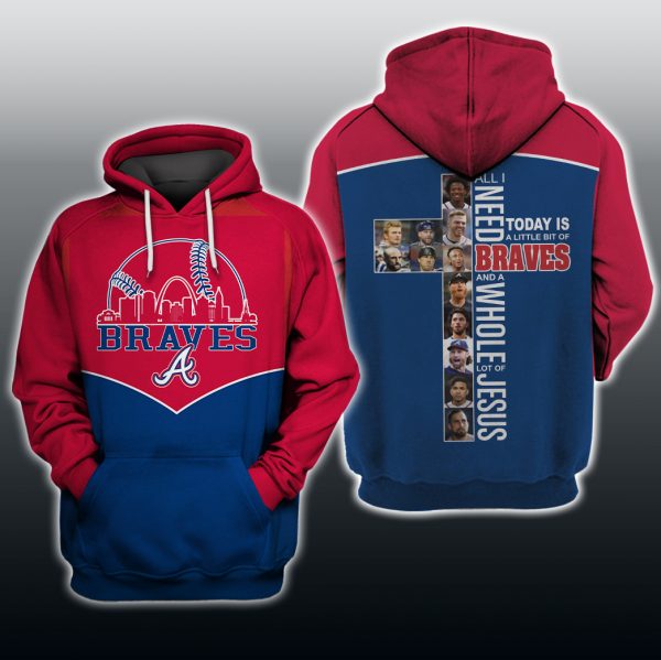 Atlanta Braves 3D All Over Printed Hoodie