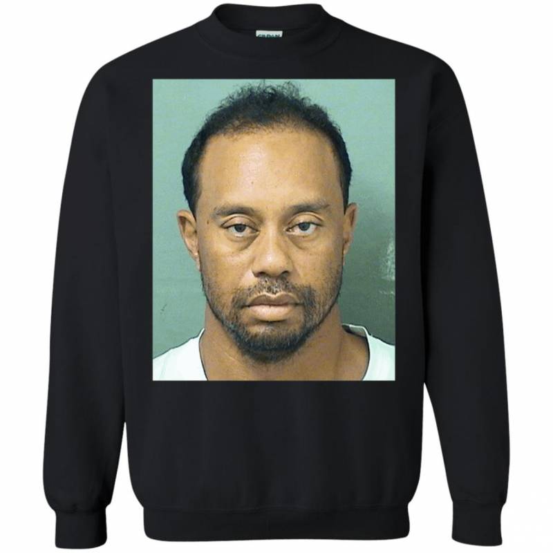 Tiger Woods Mugshot Sweatshirt