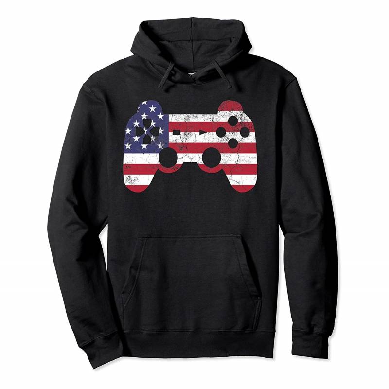 4th Of July Hoodie Gift Video Game Gamer Gaming USA Men, T Shirt, Sweatshirt