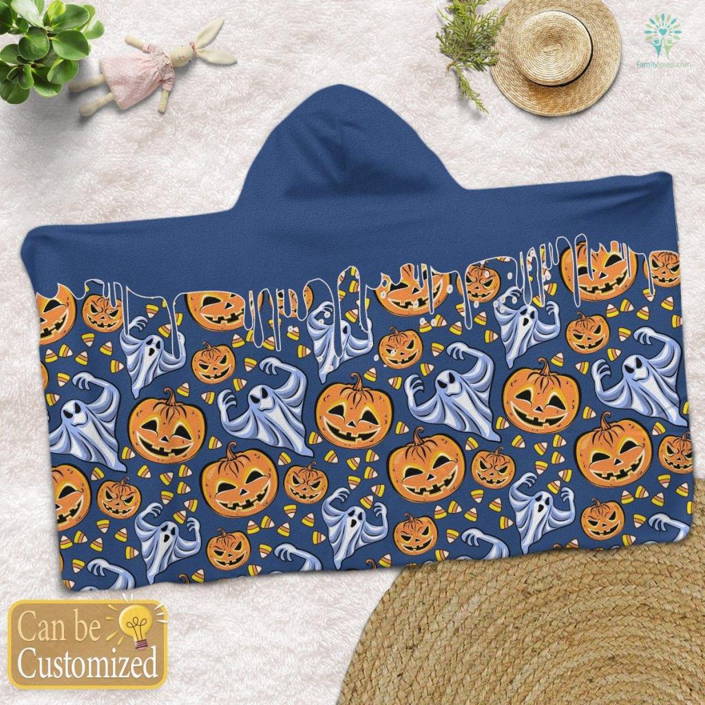 Halloween – Ghost – Pumpkin Hooded Blanket