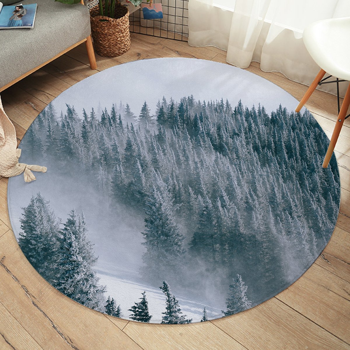 Taiga Forest SW2249 Round Rug