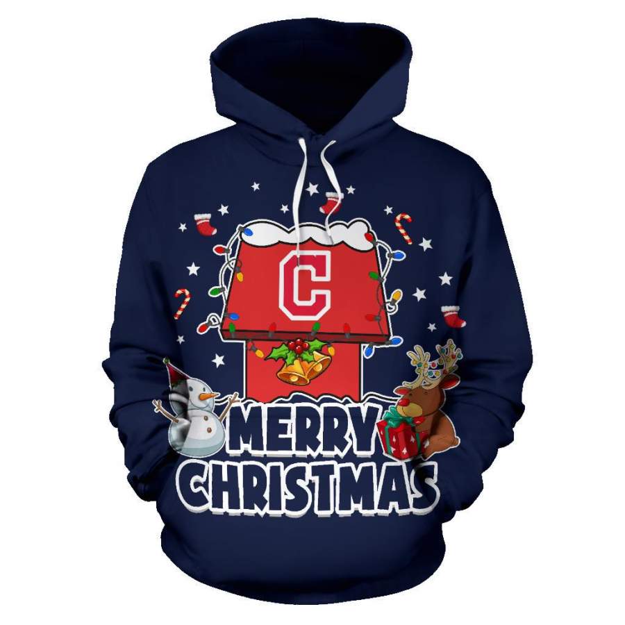 Funny Merry Christmas Cleveland Indians Hoodie 2019