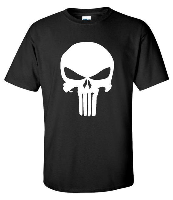 Punisher Skull Superhero Kids Shirt