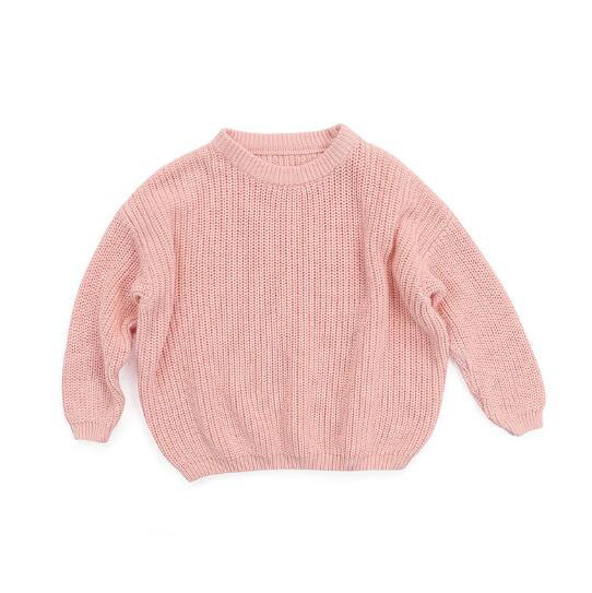 Baby Sweaters Autumn Winter Kids Boys Girls Long Sleeve Pure Color Knit Sweater Baby Kids Boys Girls Pullover Sweaters Clothes alx