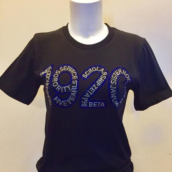 Zeta Phi Beta 1920 Rhinestone Shirt – Melanin Attire Shop