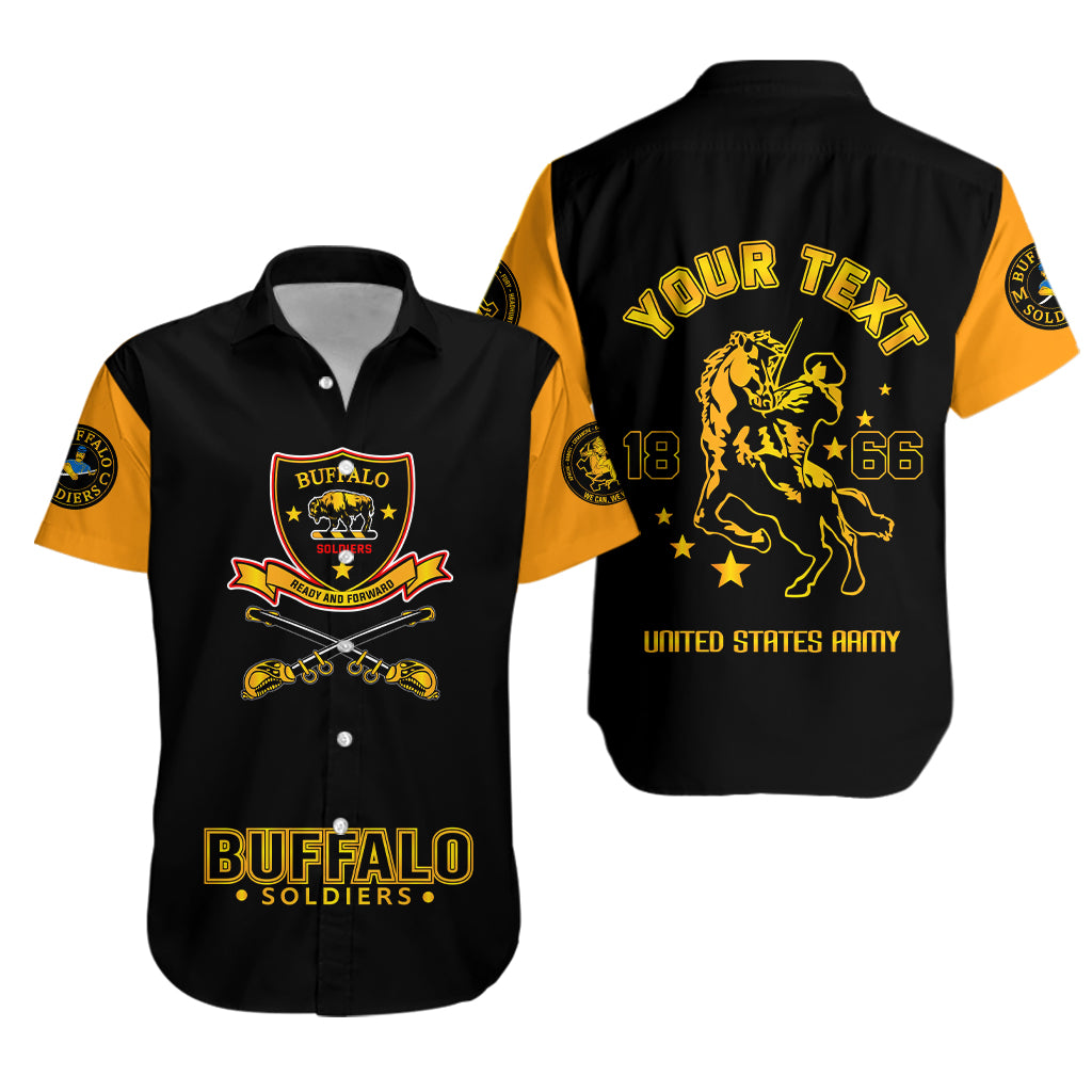 (Custom Personalised) Buffalo Soldiers African American Legend Of The Black Soldiers Hawaiian Shirt – Lt2