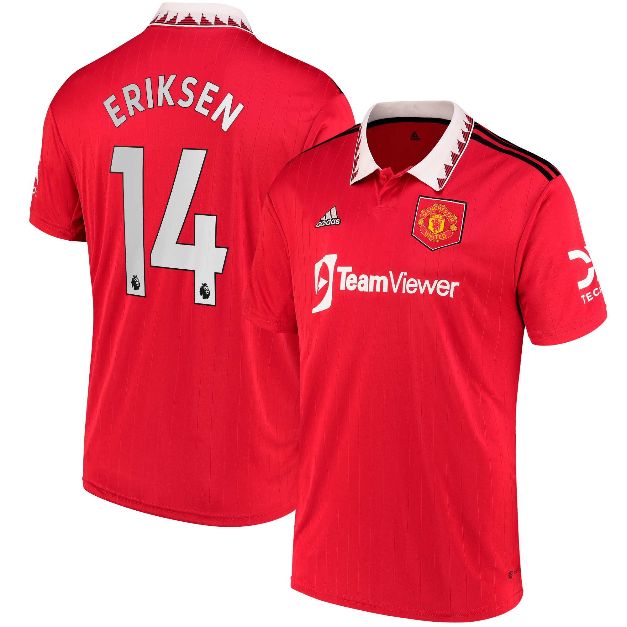 Christian Eriksen Manchester United 2022/23 Home Replica Player Jersey – Red