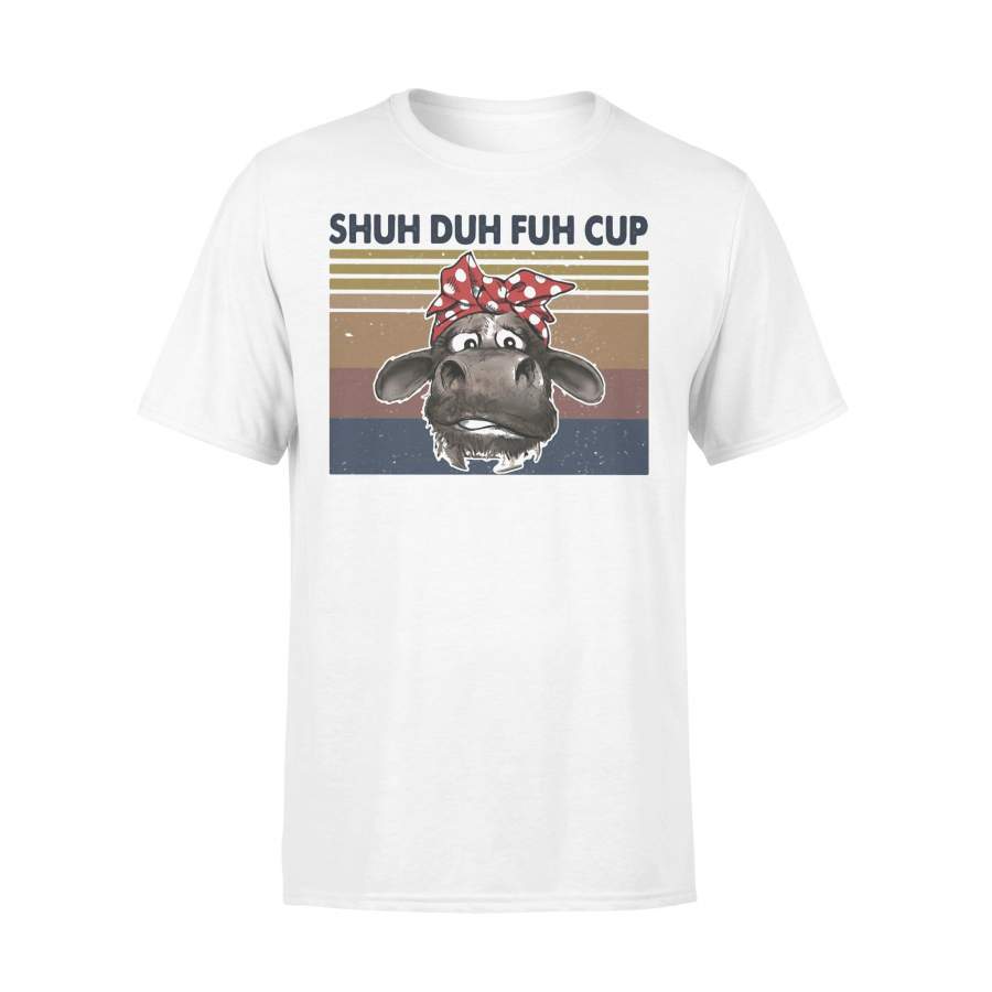 Shuh Duh Fuh Cup Cow Vintage Retro T-shirt