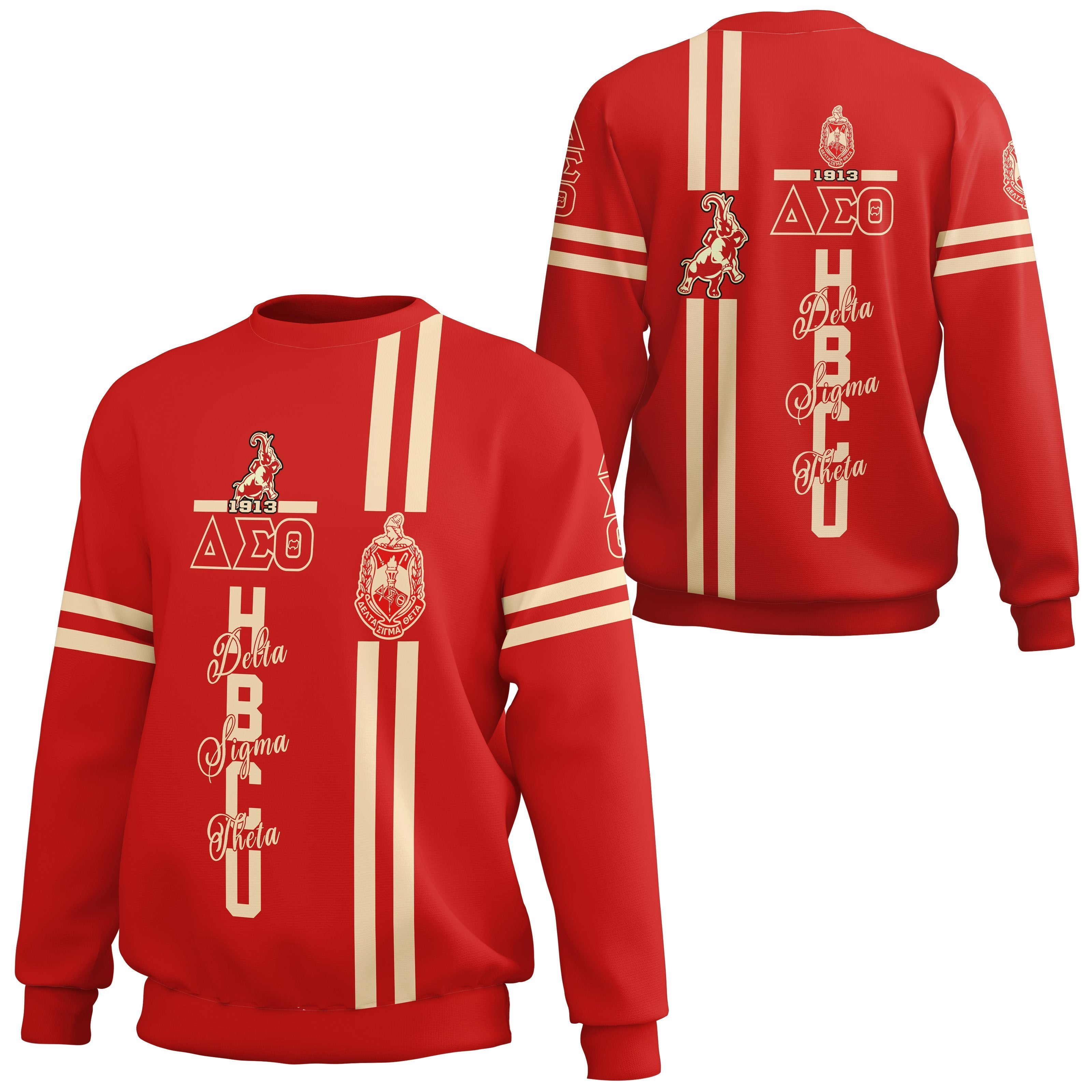 Greek Life Sweatshirt – Hbcu Delta Sigma Theta Elephant Sweatshirt J5