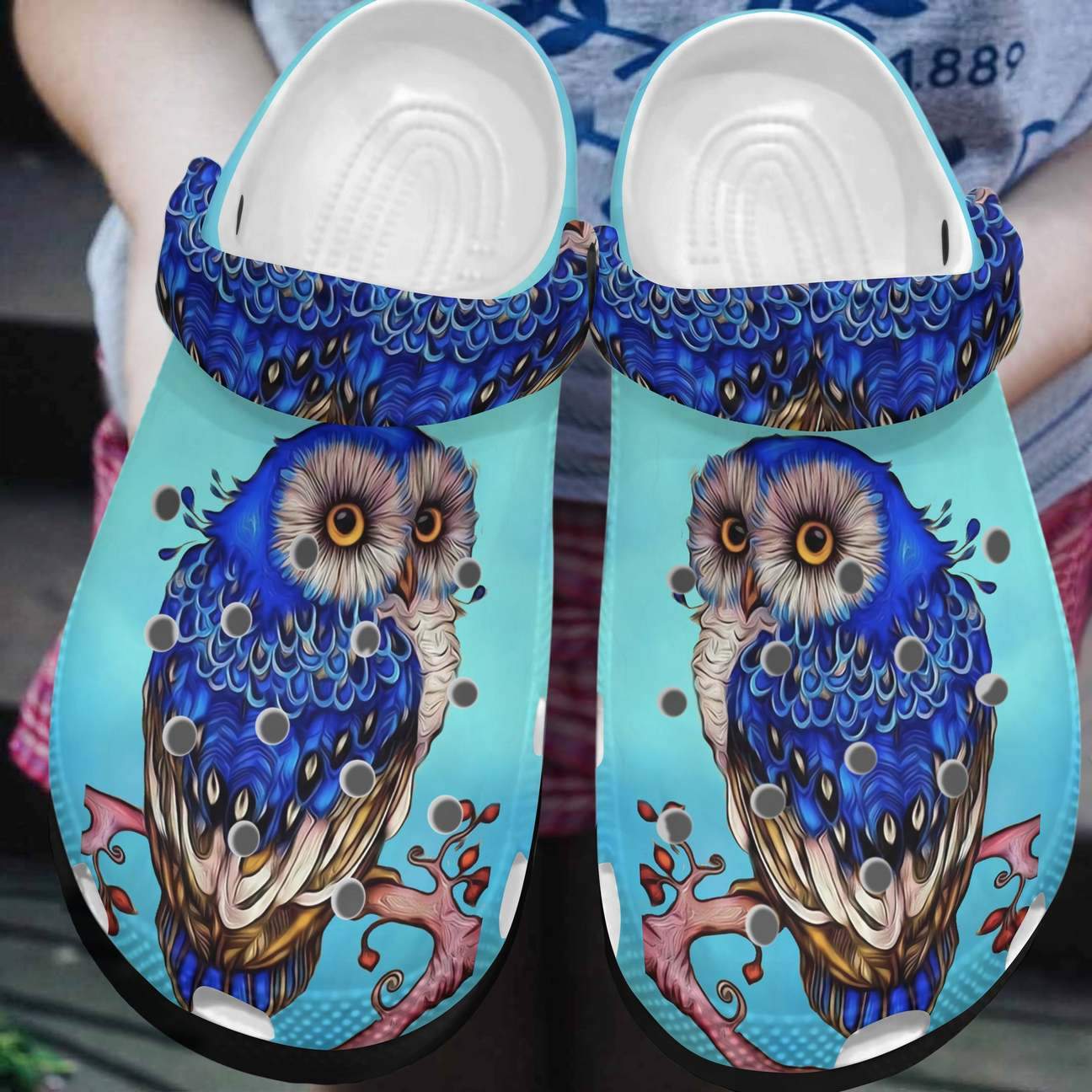 Owl Personalized Clog, Custom Name, Text, Color, Number Fashion Style For Women, Men, Kid, Print 3D Be In Love With Owls