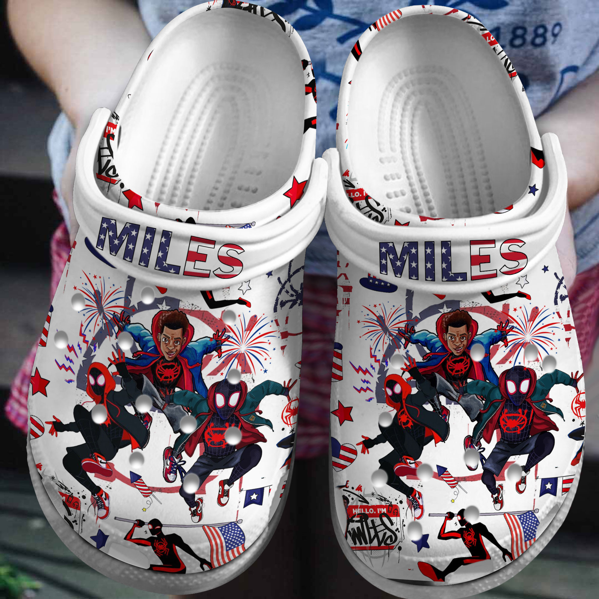 Premium Spider Man Comic Movie Crocs Crocband Clogs Shoes Comfortable For Men Women and Kids